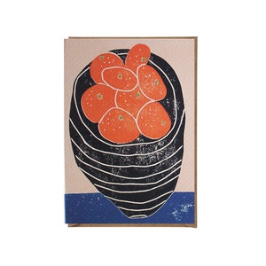 Satsumas - Art Card - Greeting Card - Still Life - Birthday Card - Fruit  - Oranges