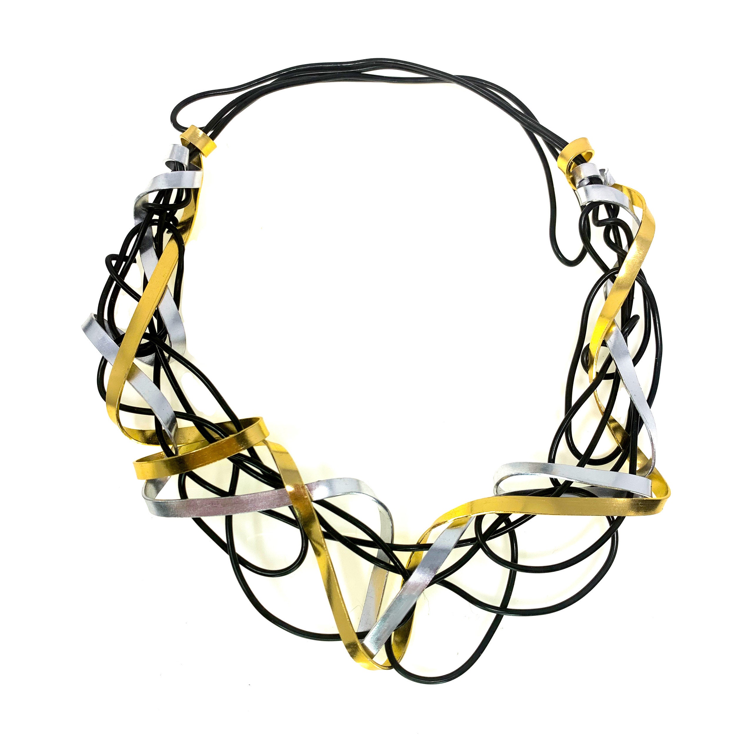 Unique Aluminum Wire Choker Exciting Edgy Lightweight Etsy