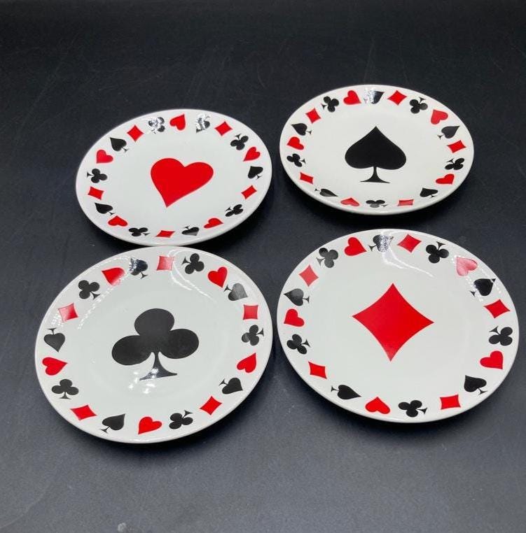 Playing Card Plate - Etsy