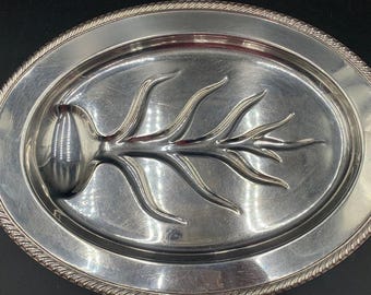 F.B. Rogers Silver Co. Round Platter 6705 1883, Crown Signature - Etsy