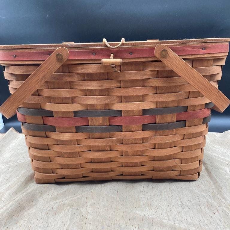 Longaberger Picnic Basket - Etsy