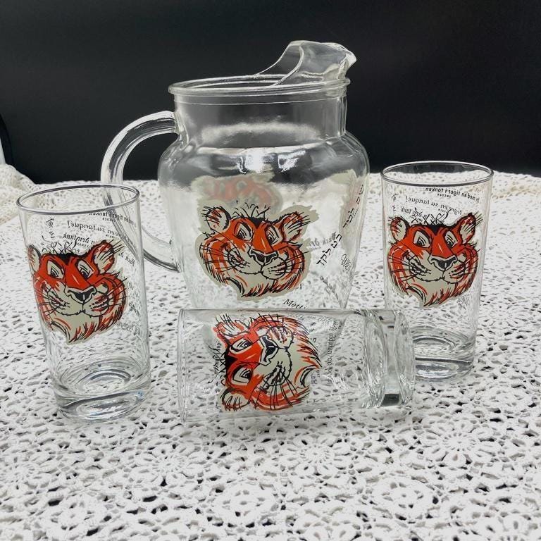 USA VINTAGE ESSO TIGER エッソ タイガー ヴィンテージ グラス