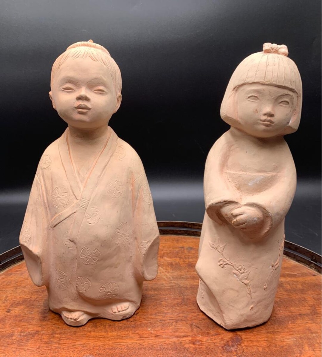 Vintage Austin Prod Inc Japanese Children Figurines, 1981 - Etsy