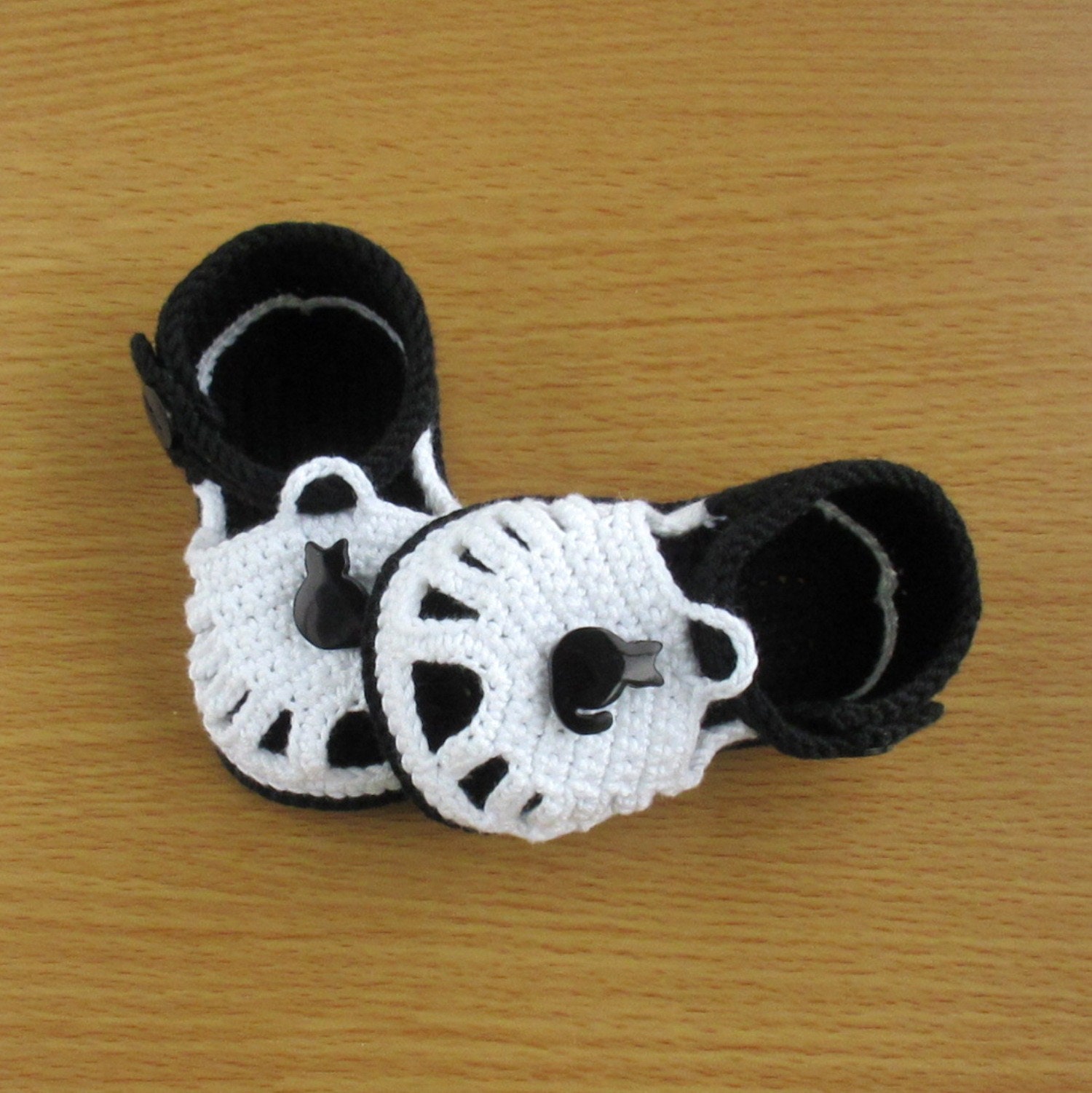 Crochet Baby Sandalscrochet Boys Sandalscrochet Black and Etsy UK