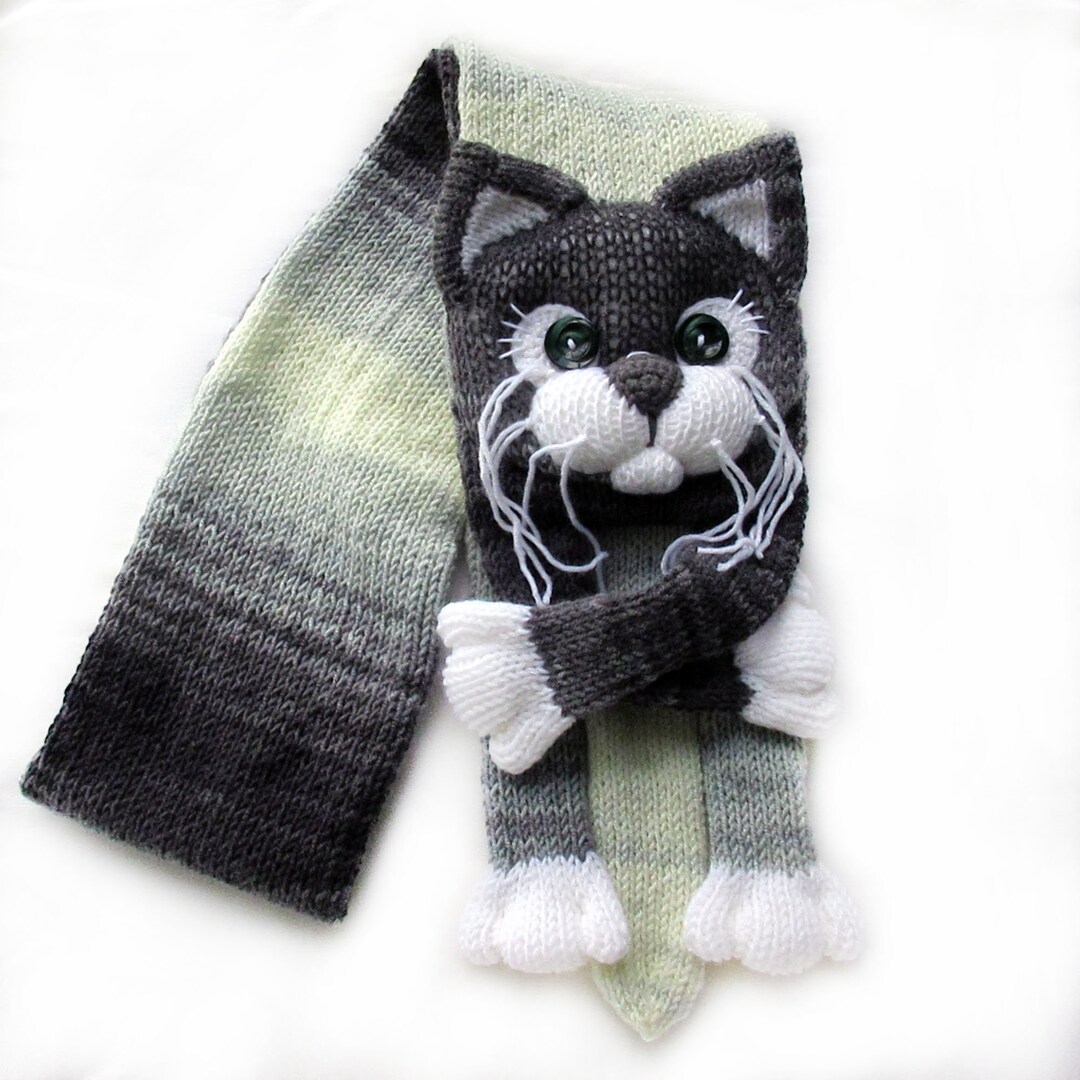 Ai Ferri Sciarpa Con Gatti Scialle Sciarpe Con Gatti 408 Sciarpe