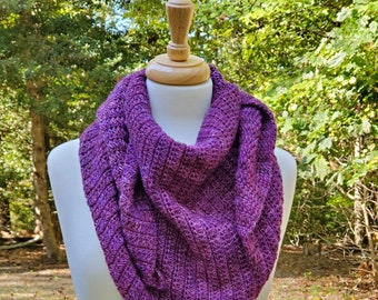 Cozy Up Triangle Scarf Crochet Pattern