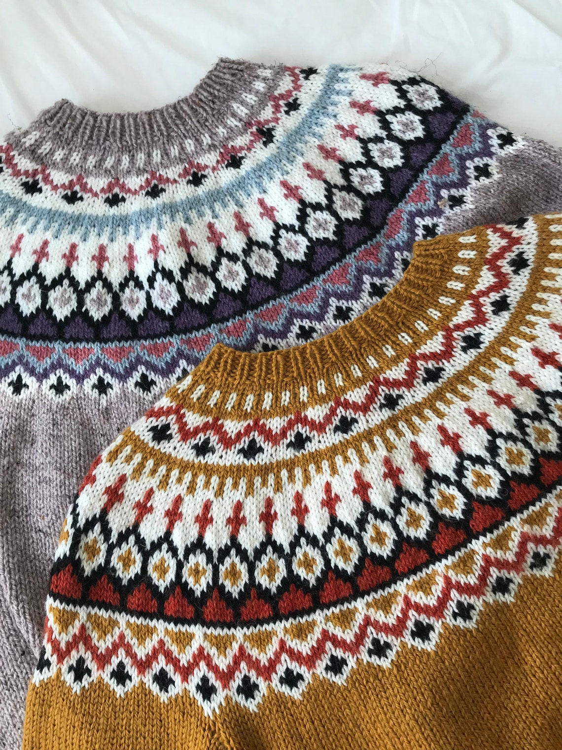 KNITTING PATTERN Fair Isle Sweater Knitting Pattern Nordic Etsy Australia