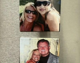 Custom Photo Magnets, Fridge Magnets, 2" by 2" Magnets
