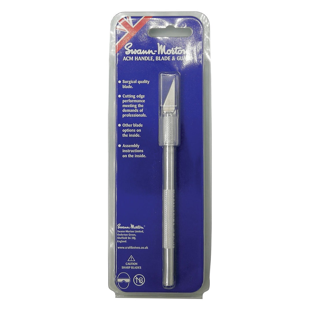 Swann Morton ACM No.1 Craft Knife Handle for Paper Cutting, Clay