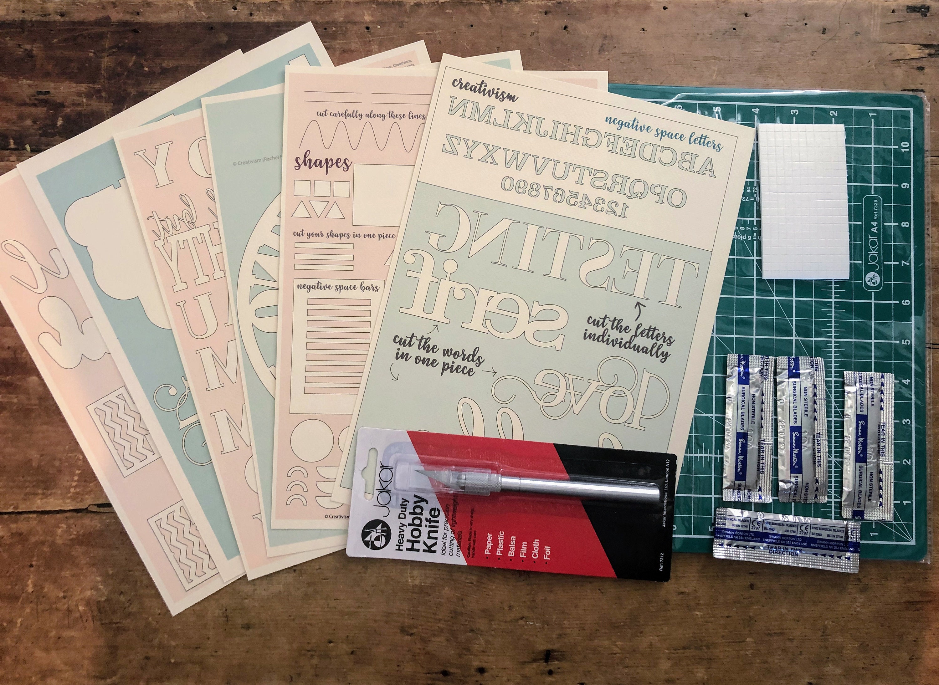 Ultimate Paper Cutting Kit Papercut Kit DIY Craft Kit for Etsy