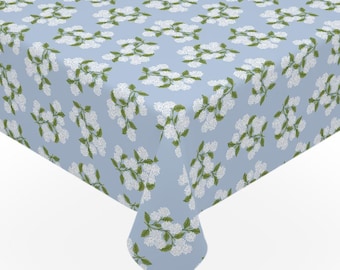 Hydrangea Tablecloth: Floral Spring Home Decor