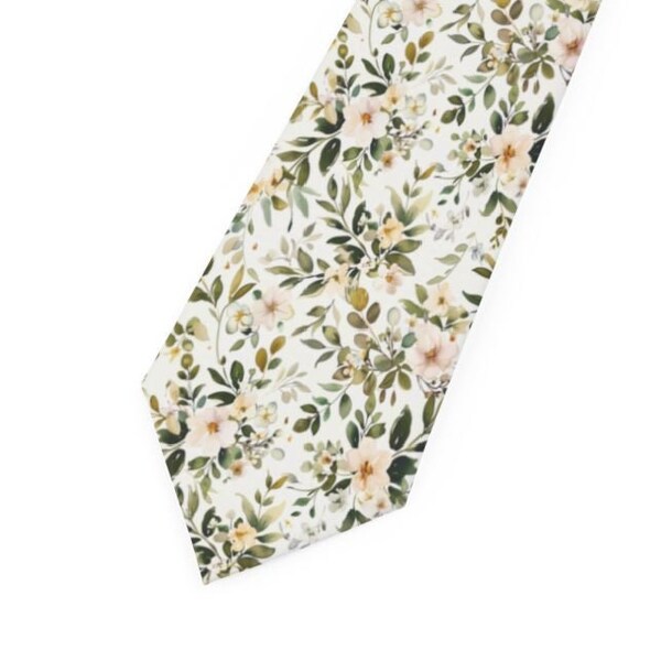 floral tie etsy