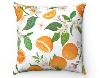 Oranges Pillow Premium Fruit Lover Gift Ideas Oranges Home Decor
