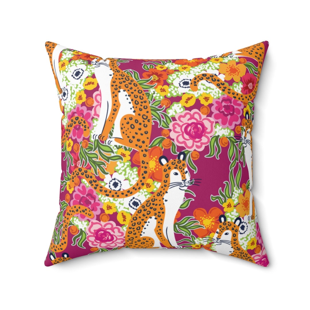 Chinoiserie Throw Pillow Cover Vintage Pillow Cover Oriental Etsy