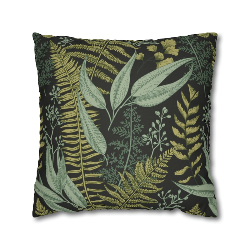 3-Pack Botanical Embroidery Decorative Throw Pillow Cases