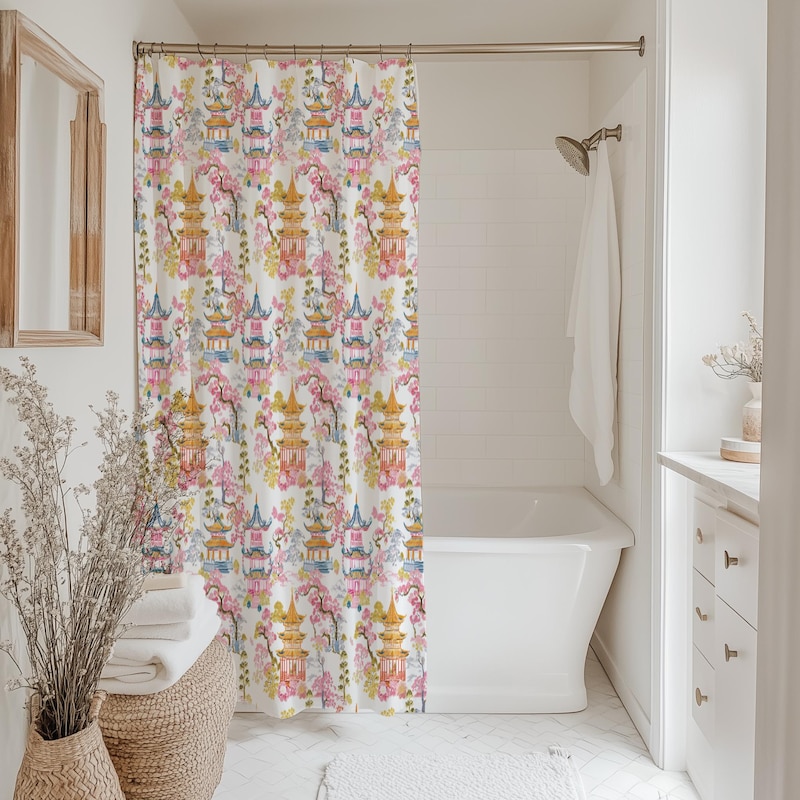 Preppy Colorful Curtains - Etsy