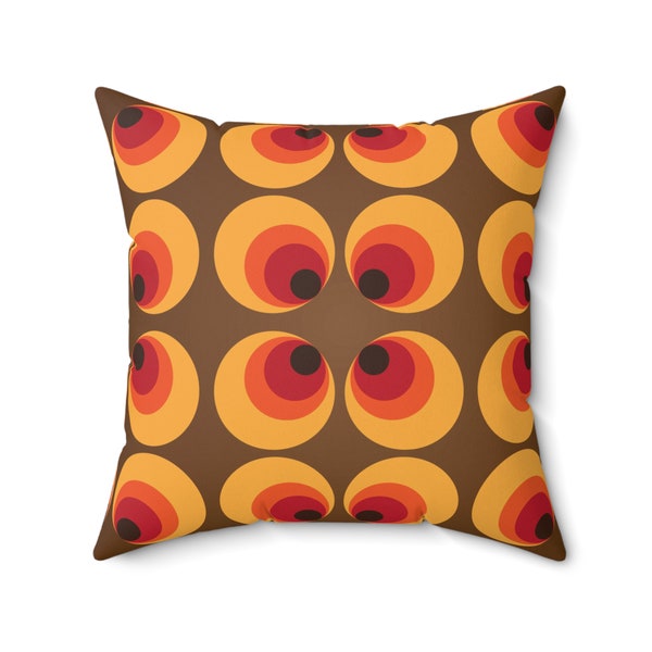 Orange Accent Pillow Etsy