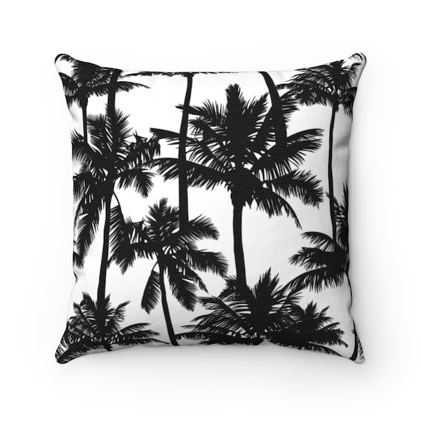 Palm Trees Pillow Etsy