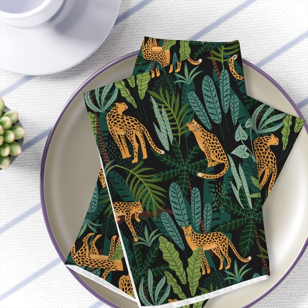 Animal Print Napkins Etsy
