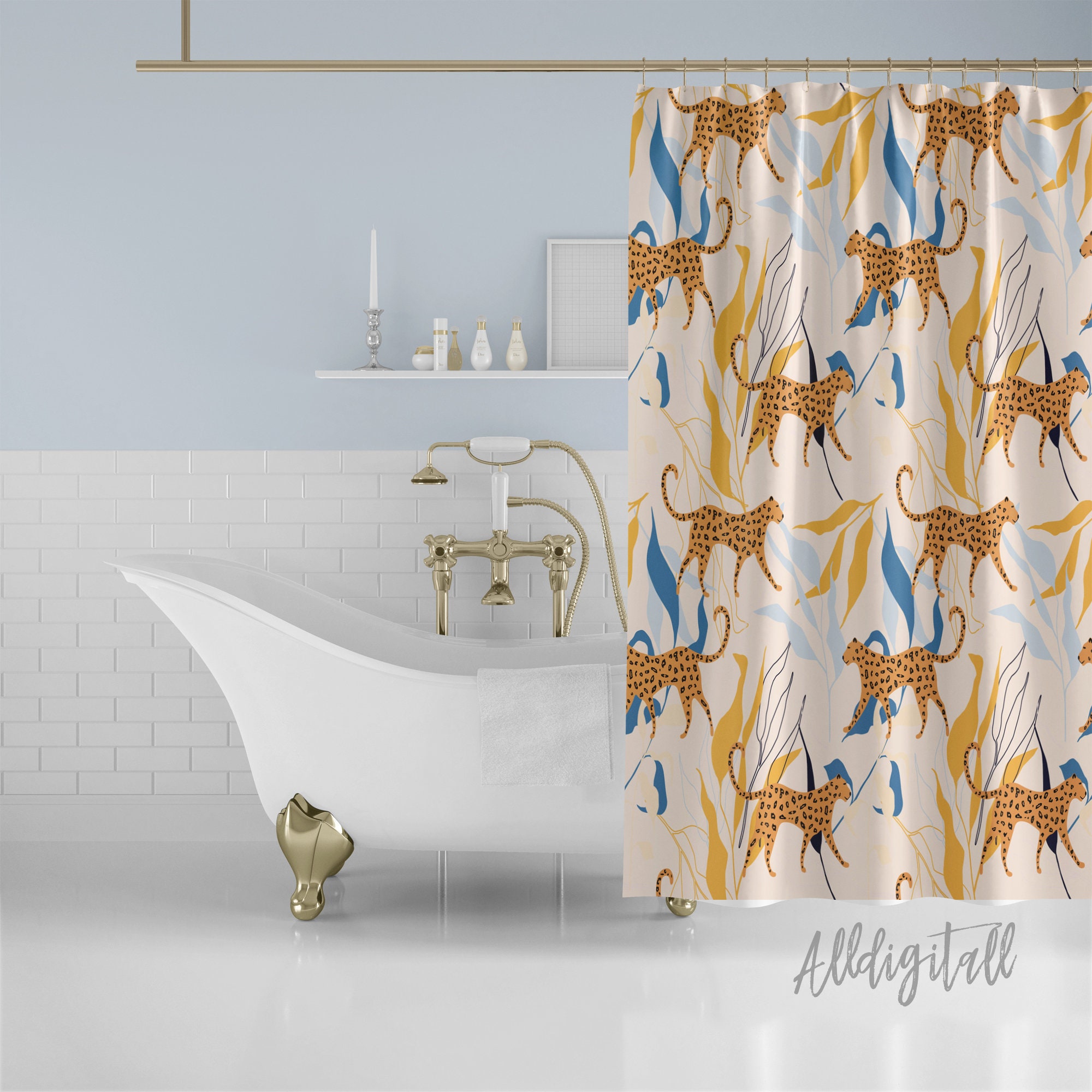Kids Shower Curtain Colorful Bathroom Decor Animal Bathroom Etsy Kids Shower Curtain Colorful Bathroom Decor Animal Bathroom Etsy