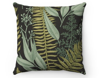 Multicolor BriteNfun Leaf Half Pattern Throw Pillow 16x16 Multicolor BriteNfun Leaf Half Pattern Throw Pillow 16x16