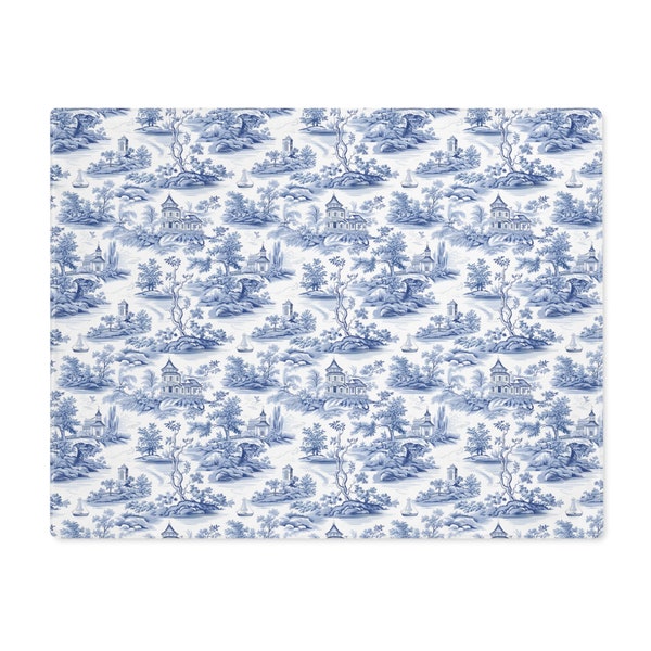 Blue and White Placemats Etsy