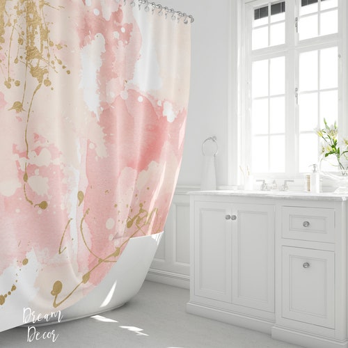 Shabby Chic Style Farmhouse Shower Curtain With Rose Fl Shabby Chic Style Farmhouse Shower, Car Shower Curtain Liner Target
