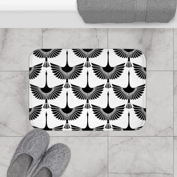 Japanese Style Crane Pattern Tea Mat