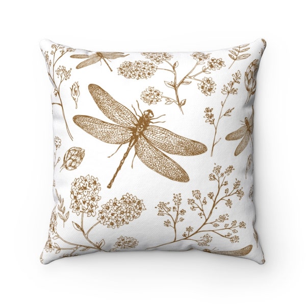 Dragonfly Pillow Etsy