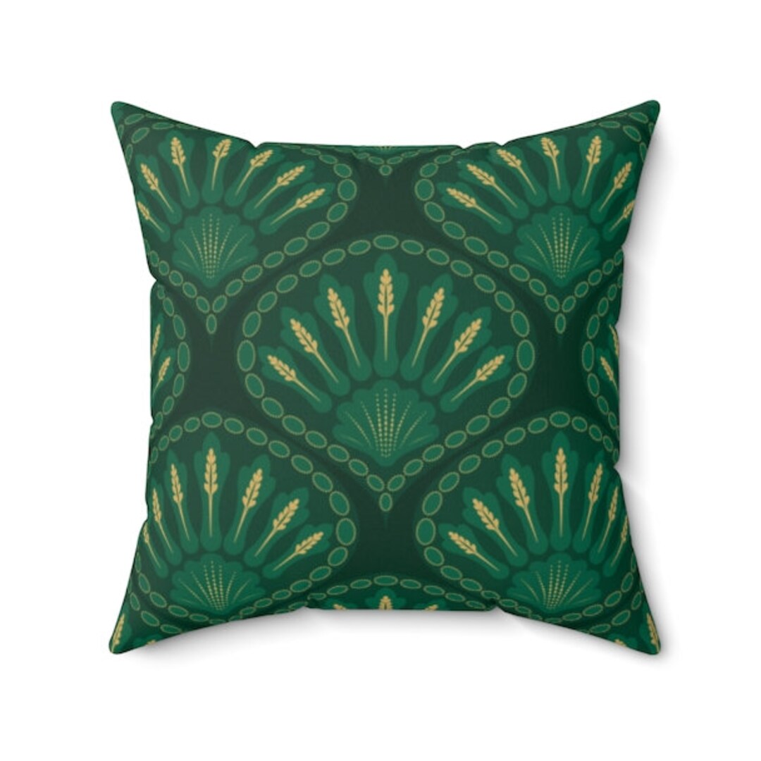 Art Deco Throw Pillow Cover Evintage Pillow Cover Elegant Home Etsy