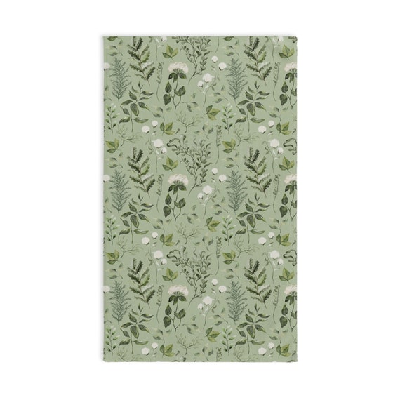 Sage green bathroom hand towels sale