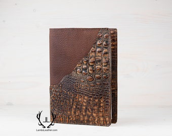 Leather Bible Cover Portfolio Company That Gives By Lambsleather