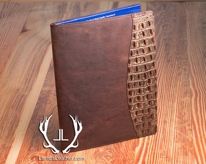 Leather Portfolio Leather Legal Pad Portfolio Legal Pad Etsy