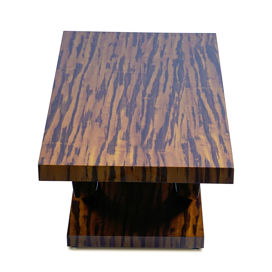 Goncalo Alves Coffee Table High Gloss Lacquer Bent Legs - Etsy