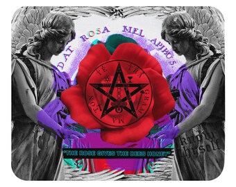 Angels Tetragrammaton Rosicrucian Rosey | Mouse pad