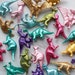 The Original Custom mini Dinosaurs -Set of 12 Dinosaur Wedding Party Favors Dinosaur Cupcake Toppers Birthday Party Dinosaur Decor 