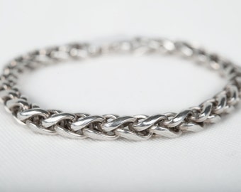 Sterling Silver Interwoven Bracelet