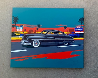 Made-to-Order Retro Acrylic Car Painting