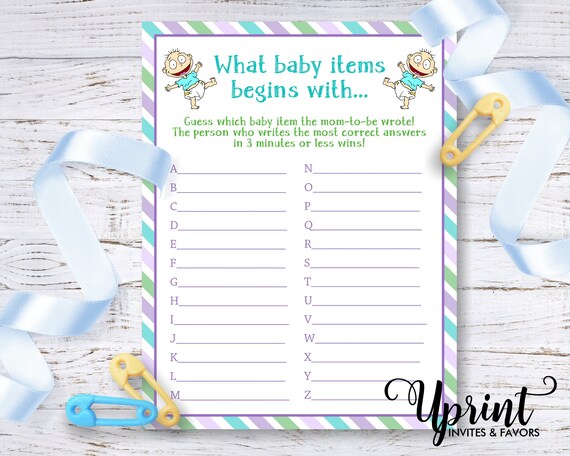 baby items beginning with a