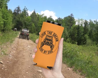 Livin' The Dream Side by Side Can Coozie, UTV Rider Gift