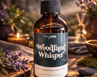 Woodland Whisper Room Spray | Citrus, Greenery Scent | Odor Eliminator