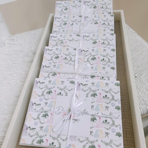 Ensemble de cartes de correspondance mobiles en toile Azalea Trail Maid