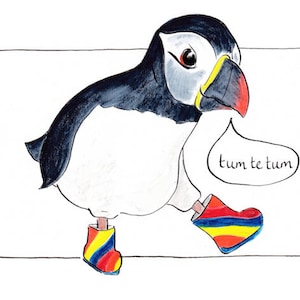 Cartes de vœux Puffin Boots
