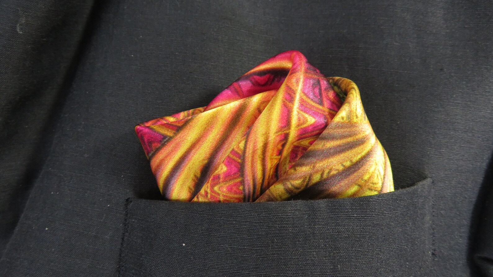 Suit Pocket Squares NiaWa Men's Pocket Squares - 12x12 Inch Polyester Silk Handkerchiefs In Solid Green P 965082