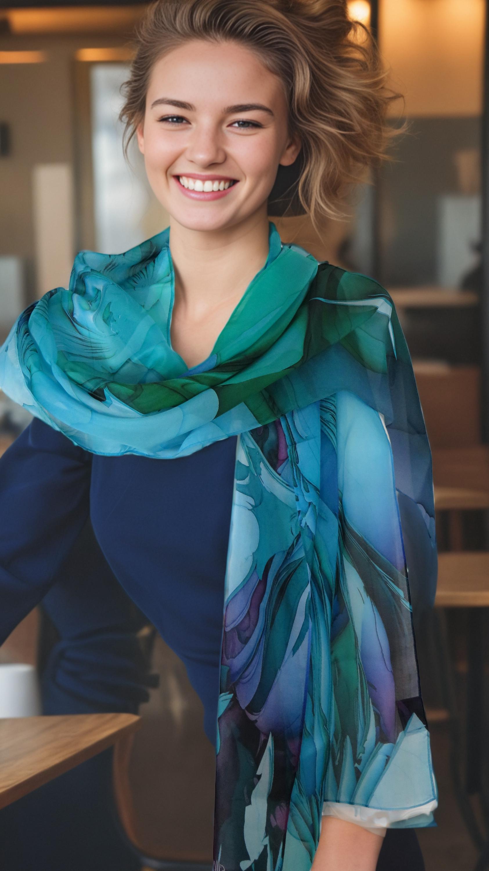 VBFOFBV] Chiffon Scarfs Shawl Women Wrap Scarves for 少なかれ 