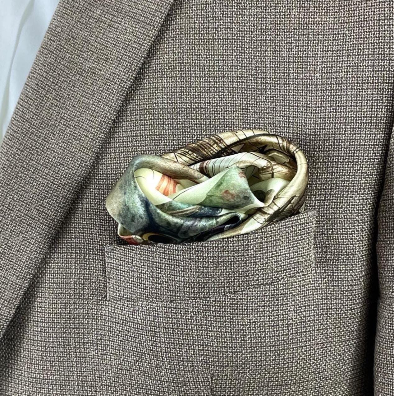 Kraken pocket square - Etsy 日本