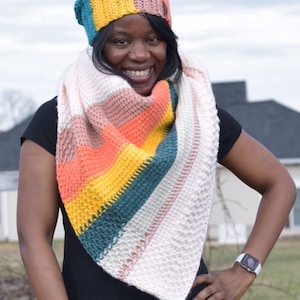 Lamia Wrap and Hat Set