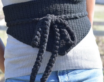 Crochet Obi Wrap Belt