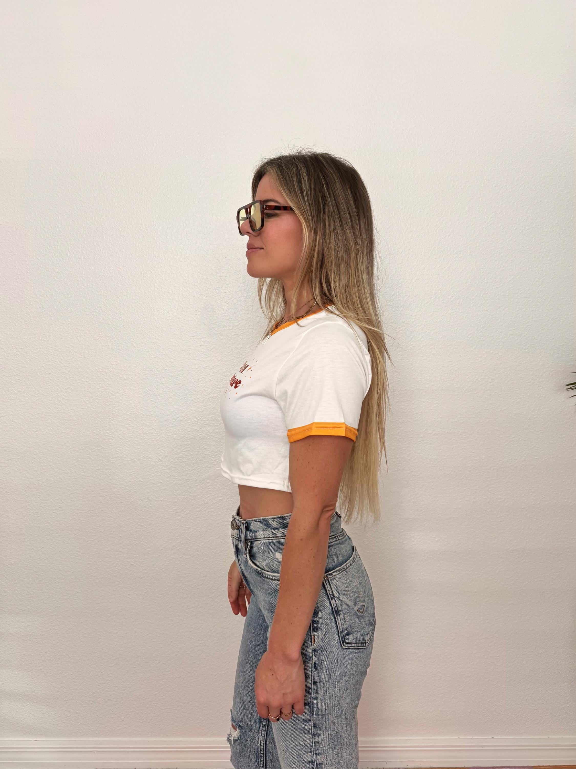 Retro Ringer Crop Top – It's 11:11 Somewhere Manifesting Tee - Etsy