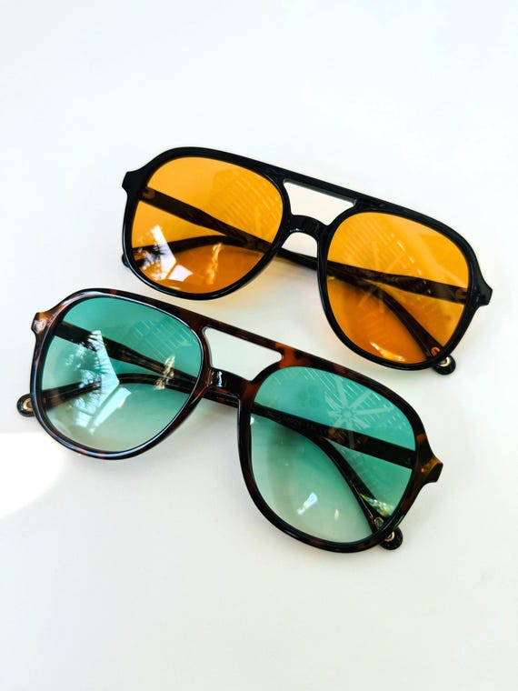 Aviator sunglasses no nose pads 2025